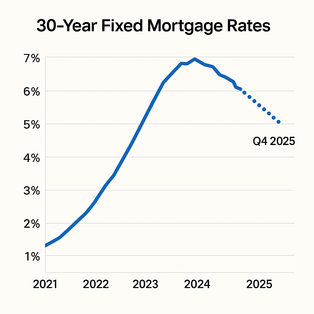 30-year fixed mortgage rates 2021-2025 with house refinance calculator insights