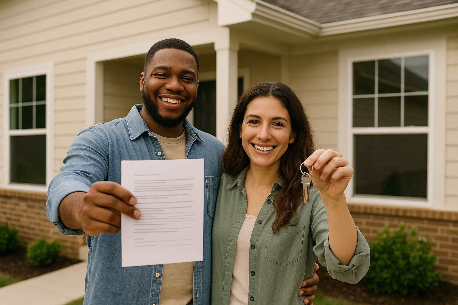 First-time homebuyer mortgage programs with new home keys in USA